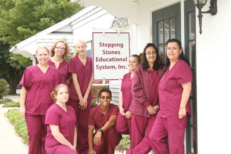 Group of happy nurses